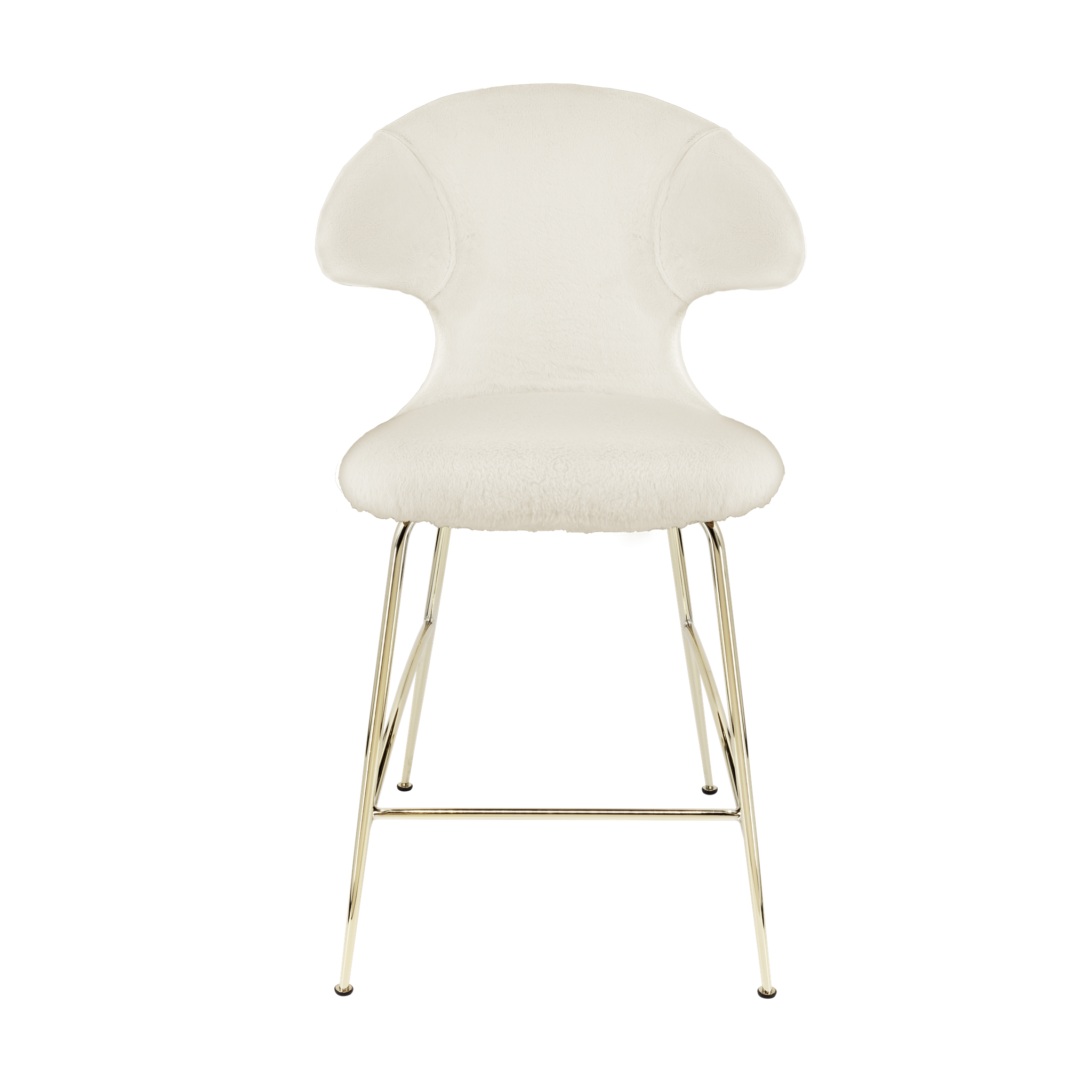 UMAGE Packshot Time Flies Counter Stool Brass Teddy White 2